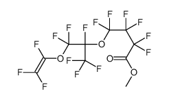 methyl 2,2,3,3,4,4-hexafluoro-4-[1,2,2-trifluoro-2-[(trifluorovinyl)oxy]-1-(trifluoromethyl)ethoxy]butyrate Structure