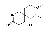 2-methyl-2,8-diazaspiro[5.5]undecane-1,3,9-trione结构式