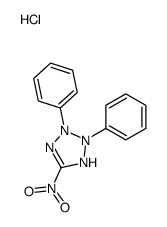 5-nitro-2,3-diphenyl-1H-tetrazol-1-ium,chloride Structure