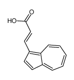 3-azulen-1-ylprop-2-enoic acid结构式