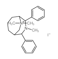 7,9,9-trimethyl-6,8-diphenyl-7-aza-9-azoniabicyclo[3.3.2]decane结构式