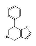 7-phenyl-4,5,6,7-tetrahydrothieno[3,2-c]pyridine Structure