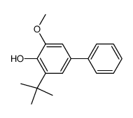 5-methoxy-3-t-butyl-1,1'-biphenyl-4-ol Structure