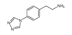 2-[4-(1,2,4-triazol-4-yl)phenyl]ethanamine Structure