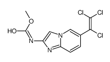 methyl 6-(1,2,2-trichloroethenyl)imidazo(1,2-a)pyridine-2-carbamate structure