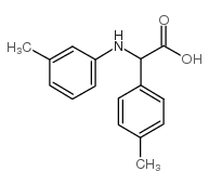 P-TOLYL-M-TOLYLAMINOACETICACID Structure