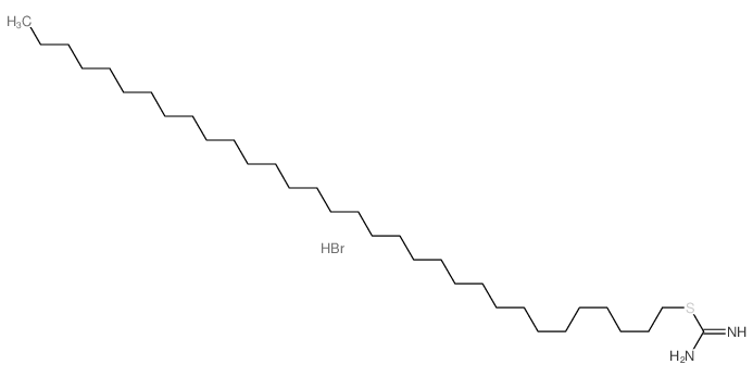 dotriacontylsulfanylmethanimidamide Structure