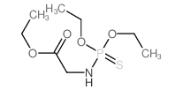 ethyl 2-(diethoxyphosphinothioylamino)acetate结构式