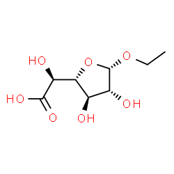 alpha-D-Galactofuranosiduronicacid,ethyl(9CI)结构式