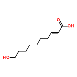 10-羟基-2-癸烯酸结构式