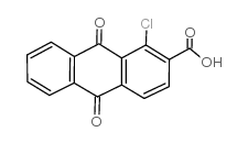 2-Anthracenecarboxylicacid, 1-chloro-9,10-dihydro-9,10-dioxo- structure