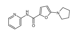 N-pyridin-2-yl-5-pyrrolidin-1-ylfuran-2-carboxamide Structure