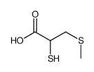 3-methylsulfanyl-2-sulfanylpropanoic acid Structure