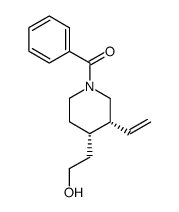 ((3R,4S)-4-(2-hydroxyethyl)-3-vinylpiperidin-1-yl)(phenyl)methanone Structure