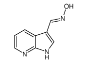 1H-pyrrolo[2,3-b]pyridine-3-carbaldehyde oxime Structure