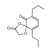 7,10-dipropyl-1,4-dioxaspiro[4.5]deca-7,9-diene-3,6-dione结构式