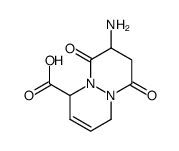 8-amino-1,4,6,7,8,9-hexahydro-6,9-dioxopyridazo[1,2-a]pyridazine-1-carboxylic acid Structure