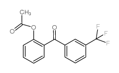 2-ACETOXY-3'-TRIFLUOROBENZOPHENONE Structure