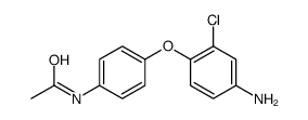 N-[4-(4-amino-2-chlorophenoxy)phenyl]acetamide结构式