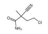 Butyramide,4-chloro-2-cyano-2-methyl- (7CI)结构式