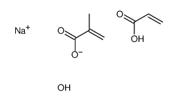 sodium,hydrogen sulfite,2-methylprop-2-enoic acid,prop-2-enoic acid结构式