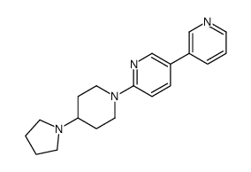 5-pyridin-3-yl-2-(4-pyrrolidin-1-ylpiperidin-1-yl)pyridine Structure