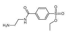 ethyl 4-(2-aminoethylcarbamoyl)benzenesulfonate Structure