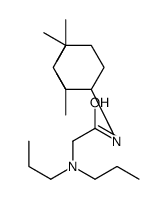 2-(dipropylamino)-N-(2,2,4-trimethyl-3-oxabicyclo[2.2.2]octan-5-yl)acetamide结构式