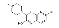 6-chloro-3-(4-methylpiperazin-1-yl)-1H-pyrido[2,3-b][1,4]thiazin-2-one结构式