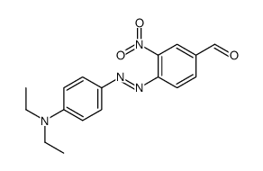 4-[[4-(diethylamino)phenyl]diazenyl]-3-nitrobenzaldehyde Structure