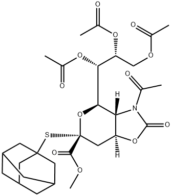 5-乙酰氨基-7,8,9-三-O-乙酰基-5-N,4-O-羰基-2-S-金刚烷基-2-硫代-Α-神经氨酸甲酯图片