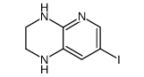 Pyrido[2,3-b]pyrazine, 1,2,3,4-tetrahydro-7-iodo结构式