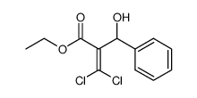 3,3-dichloro-2-(α-hydroxy-benzyl)-acrylic acid ethyl ester Structure