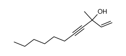 3-methyl-undec-1-en-4-yn-3-ol Structure