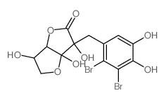 a-L-xylo-3-Hexulofuranosonic acid,2-C-[(2,3-dibromo-4,5-dihydroxyphenyl)methyl]-, g-lactone (9CI) picture