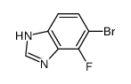 5-Bromo-4-fluoro-1H-benzimidazole 95结构式