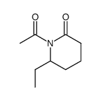 2-Piperidinone, 1-acetyl-6-ethyl- (9CI) structure