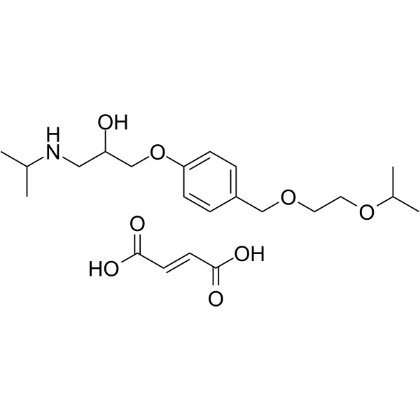 Bisoprolol (fumarate) Structure