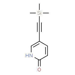 5-((trimethylsilyl)ethynyl)pyridin-2(1H)-one structure