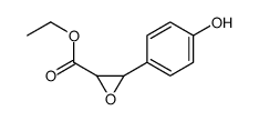 ethyl 3-(4-hydroxyphenyl)oxirane-2-carboxylate Structure