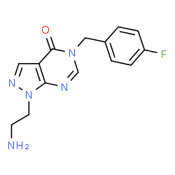 1-(2-Aminoethyl)-5-(4-fluorobenzyl)-1,5-dihydro-4H-pyrazolo[3,4-d]pyrimidin-4-one picture