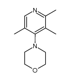 4-(2,3,5-trimethylpyridin-4-yl)morpholine结构式