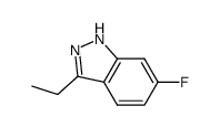 3-ethyl-6-fluoro-1H-indazole结构式