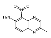 2-methyl-5-nitroquinoxalin-6-amine Structure