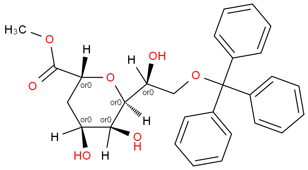 Methyl 2,6-anhydro-3-deoxy-8-O-trityl-D-glycero-D-talo-octonate picture