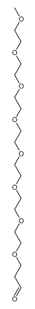 m-PEG7-CH2CH2CHO Structure