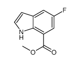 methyl 5-fluoro-1H-indole-7-carboxylate图片