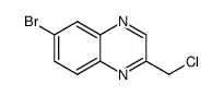 2-(chloromethyl)-6-bromoquinoxaline Structure