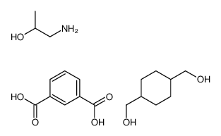 1-aminopropan-2-ol,benzene-1,3-dicarboxylic acid,[4-(hydroxymethyl)cyclohexyl]methanol结构式