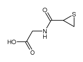 Glycine, N-(thiiranylcarbonyl)- (9CI)结构式